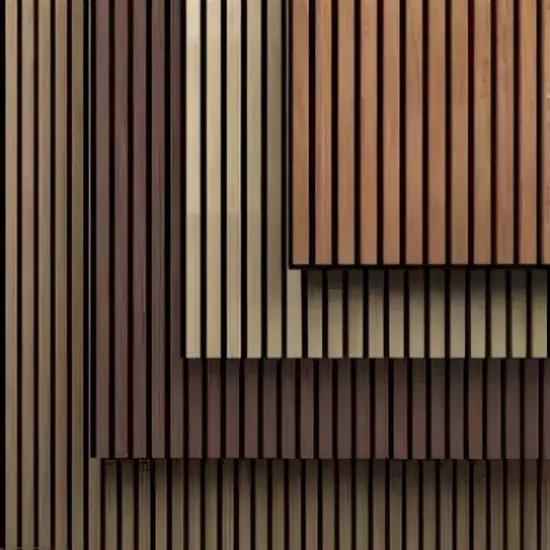 Most Popular Modern Solid Wood Acoustic Panel Decorative Wall Ceiling Panels Hotel Household Use Soundproof Slatted Wooden Wall Panel Global Hot Sell 