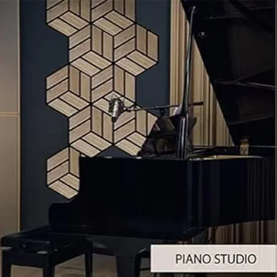 Office Colored Sound Insulation Panels Sound Insulation Hexagonal Sound Insulation Panels 