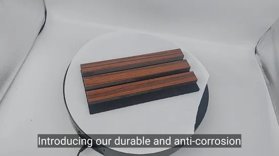 Acoustic Wood Wall Panel Interior Decoration Slatted Acoustic Board Wall Decor for Bedroom 