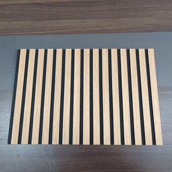 3 Sides Soundproof Wall Panel MDF Acoustic Panel Wooden Sound Pet Design 
