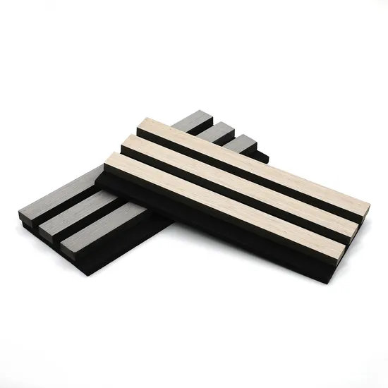 New Design Solid Wood Acoustic Wall Panels Materials Construction  Decoration 