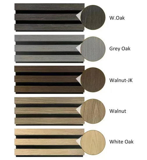 AG. Acoustic Office Interior Design Material Decorative Panel Grooved Acoustic Wooden Wall Claddings 
