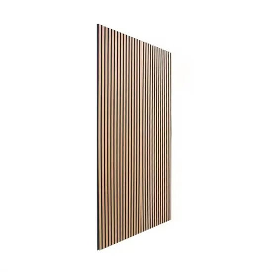 MDF Wood Acoustic Board Solid Wooden Soundproof Slat Acoustic Panel for Wall Panels 