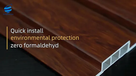 Natural Slotted Slat Wood Wall Acoustic Panels European Design Style Composite Decking Home Decor WPC Fence 