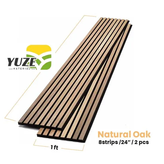 Best Seller Acoustic Panel Diffusion Wall Soundproofing Akupanel Slat Wooden Fiber 3D Model Design Acoustic Panels 