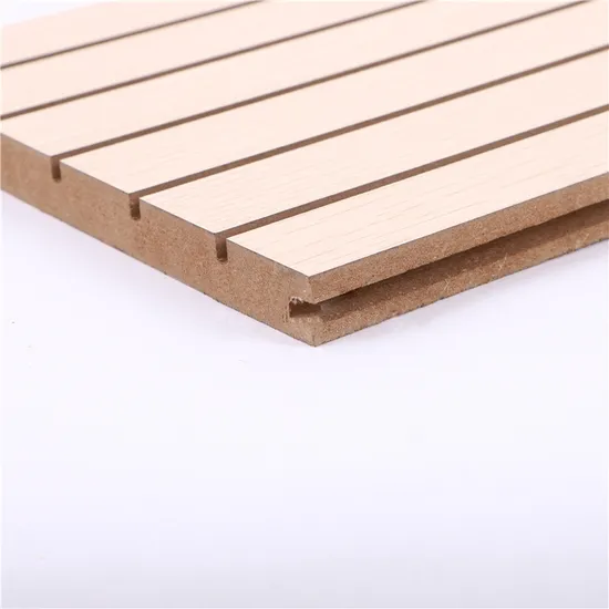 Wall Ceiling Sound Proof Oak Solid Wood Wooden Groove Acoustic Panels 