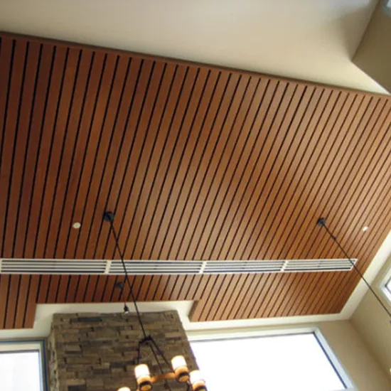 Interior Design Wall Decor Solid Slats Timber Wooden Cladding Acoustic Plank Panel 