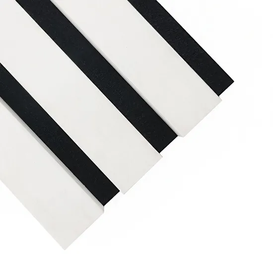 New Design Solid Wood Polyester Acoustic Panels Sound Insulation Interior Board Slats Wood Wall Panel 