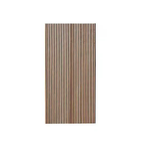 Customizable Oak Wood Slat Acoustic Panels for Studios 